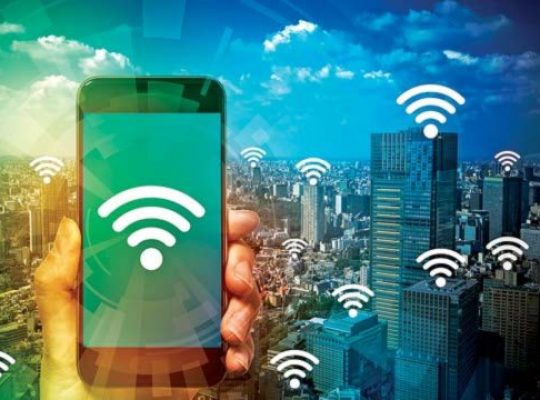 celular e redes wi-fi cidade